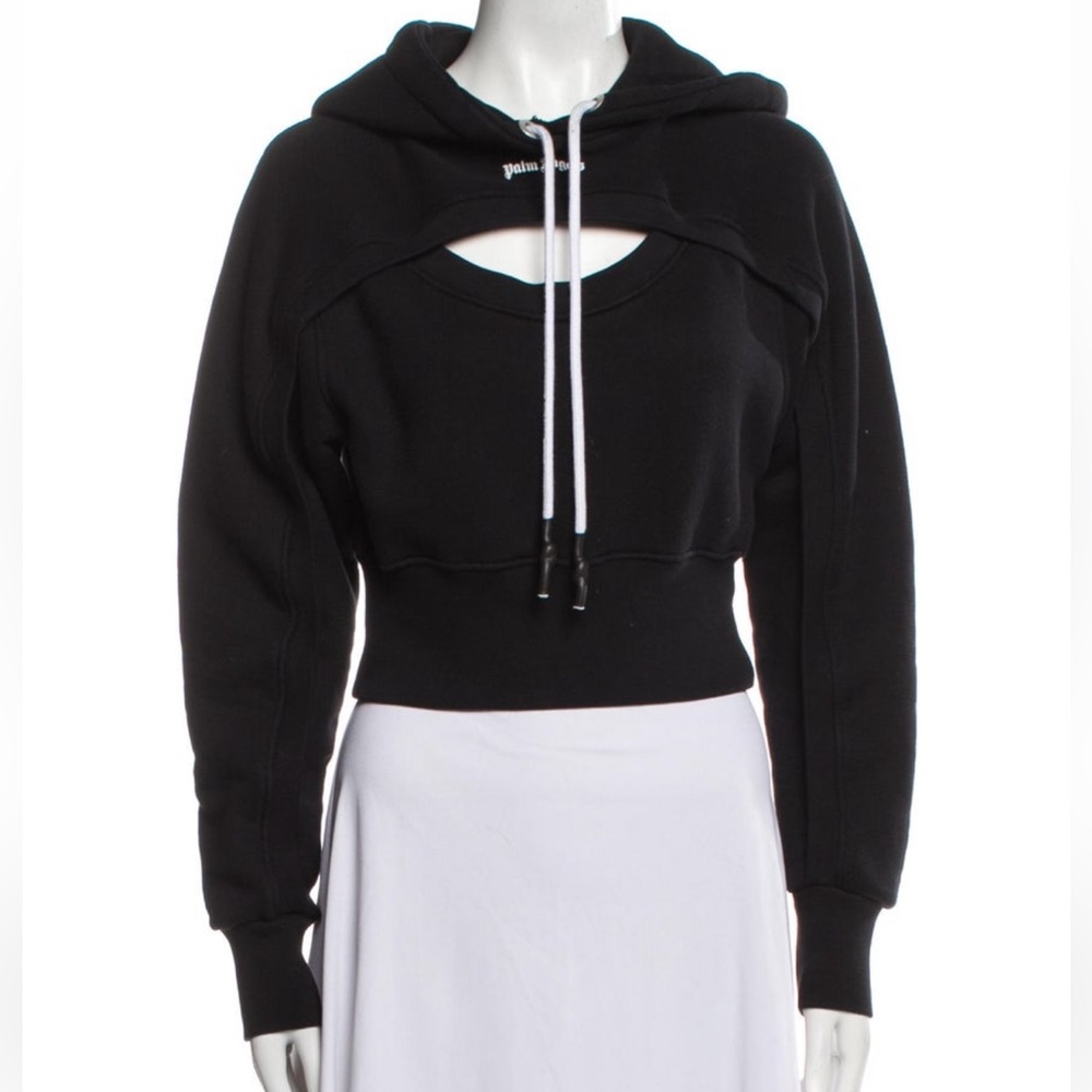 Palm angels cropped sweat shirt